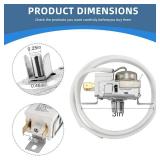 2198202 Refrigerator Thermostat Control Replacement,WP2198202 Freezer Thermostat Control Fit for Ken-More Whirl-Pool Refrigerators etc by Sikawai-Mini Fridge Thermostat