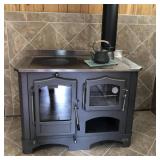 Sumnacon 9.6 x 6.3 Inch Cast Iron Trivet, 2 Pack Metal Trivets with Rubber Feets,Iron Trivet for Hot Dish Pot Pan Plate Teapot,Heat Resistant Trivets Cast Iron for Kitchen Cooktop Dining Table, Green