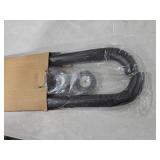 Black Shower Grab Bar 16 Inch - 1.25\" Diameter, iMomwee 2 Pack Stainless Steel Bathroom Grab Bar Handle, Bathroom Shower Balance Bar,Safety Hand Rail Support,Handicap Elderly Senior Assist Bath Handl