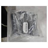 Kyuionty 4 Pack Adjustable Furniture Legs Round 1.5\" Dia Thickened Aluminum Alloy Sofa Shelves Table Kitchen Adjustable Feet 6\" Height (Black)