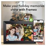 Frameo 10.1 Inch WiFi Digital Picture Frame with 32GB Storage,1280 * 800P IPS HD Touch Screen,Send Photos/Videos from Your Phone Anywhere, Photo Gifts for Parents and Grandparents