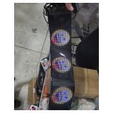 GENOUR AI Voice Controlled Golf Cart Devil Eyes Light Sign - 23x5in 16x96 High-Res Flexible LED Sign Devil Eyes Light for Windshield Hands-Free Programmable via Smartphone App for UTV Truck Decor