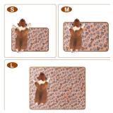 1 Pack 3 Blankets Super Soft Fluffy Premium Fleece Pet Blanket Flannel Paw Printed Throw for Dog Puppy Cat (Small 23x16