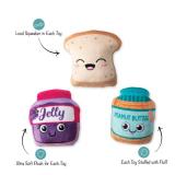 Fringe Studio Plush Dog Toy Set, Sticky Situation, 3 Piece Set, PetShop Collection (289599)