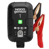 NOCO GENIUS1: 1A 6V/12V Smart Battery Charger Automatic Maintainer, Trickle Charger & Desulfator with Overcharge Protection & Temperature Compensation for Lead-Acid & Lithium Batteries