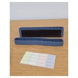 Straw Holder for Cabinet Door with Strong Magnet & Labels for Fridge Kitchen, Cupboard or Storage (Blue) Straw Holder for Cabinet Door with Strong Magnet & Labels for Fridge Kitchen, Cupboard or Storage (Blue)