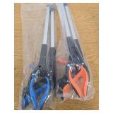 32' Grabber Reacher Tool, 2-Pack Foldable Reacher Grabber Pickup Tool with 360° Rotating Jaw & Magnet 32' Grabber Reacher Tool, 2-Pack Foldable Reacher Grabber Pickup Tool with 360° Rotating Jaw & Magnet