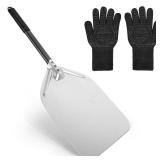 12 Inch Pizza Spatula with Oven Gloves 12 Inch Pizza Spatula with Oven Gloves
