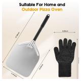 12 Inch Pizza Spatula with Oven Gloves 12 Inch Pizza Spatula with Oven Gloves