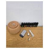 Essential Oil Diffuser Set with Remote Control, 8 Essentials Oils, and Remote Control, WORKS Essential Oil Diffuser Set with Remote Control, 8 Essentials Oils, and Remote Control, WORKS