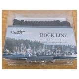 Rainier Supply Co - 2 Pack 25 x 1/2 Double Braided Nylon Dock Lines - Black Rainier Supply Co - 2 Pack 25 x 1/2 Double Braided Nylon Dock Lines - Black