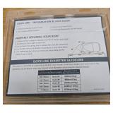 Rainier Supply Co - 2 Pack 25 x 1/2 Double Braided Nylon Dock Lines - Black Rainier Supply Co - 2 Pack 25 x 1/2 Double Braided Nylon Dock Lines - Black