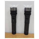 Professional LED Tactical Flashlights with Digital Display WORKS Professional LED Tactical Flashlights with Digital Display WORKS
