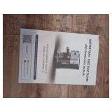 2-Cup Silver Stainless Steel All in 20-Bar Semi-Automatic Espresso Machine with Led Display and Steam Milk Foam - Retail: $99 2-Cup Silver Stainless Steel All in 20-Bar Semi-Automatic Espresso Machine with Led Display and Steam Milk Foam - Retail: $99