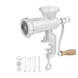 VEVOR Manual Meat Grinder, Heavy Duty Cast Iron Hand Meat Grinder with Steel Table Clamp, Meat Mincer Sausage Maker with 1 Cutting Blade, 2 Cutting Plates, 3 Sausage Tubes for Beef Pepper Mushroom VEVOR Manual Meat Grinder, Heavy Duty Cast Iron Hand Meat Grinder with Steel Table Clamp, Meat Mincer Sausage Maker with 1 Cutting Blade, 2 Cutting Plates, 3 Sausage Tubes for Beef Pepper Mushroom