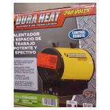 World Marketing Dura Heat EUH4000R Electric Forced Air Heater with Remote Control - Yellow - Retail: $171 World Marketing Dura Heat EUH4000R Electric Forced Air Heater with Remote Control - Yellow - Retail: $171