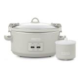 Crockpot 7-Quart Cook & Carry Slow Cooker Mushroom - Retail: $77 Crockpot 7-Quart Cook & Carry Slow Cooker Mushroom - Retail: $77