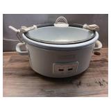 Crockpot 7-Quart Cook & Carry Slow Cooker Mushroom - Retail: $77 Crockpot 7-Quart Cook & Carry Slow Cooker Mushroom - Retail: $77