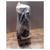 Atom 2W AE 19.31 in. 4 fan speeds Tower Fan 19.31 in. Black with Alexa Capabilities - Retail: $70 Atom 2W AE 19.31 in. 4 fan speeds Tower Fan 19.31 in. Black with Alexa Capabilities - Retail: $70