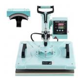 Vevor Heat Press Machine, 12 x 15 in. 2 in 1 Heat Transfer Machine with Hat Press, 360° Swing Away T-Shirt Pressing Machine - Retail: $148 Vevor Heat Press Machine, 12 x 15 in. 2 in 1 Heat Transfer Machine with Hat Press, 360° Swing Away T-Shirt Pressing Machine - Retail: $148