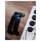 1500-Watt Black Indoor Electric Oil-Filled Radiator Convection Radiant Space Heater with Remote Control for Living Space - Retail: $100 1500-Watt Black Indoor Electric Oil-Filled Radiator Convection Radiant Space Heater with Remote Control for Living Space - Retail: $100