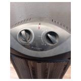1500-Watt Black Electric Tower Quartz Infrared Space Heater with Thermostat - Retail: $70 1500-Watt Black Electric Tower Quartz Infrared Space Heater with Thermostat - Retail: $70