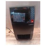 1500-Watt 20 in. Black Electric Console Ceramic Space Heater with Tip-Over Switch, Adjustable Louvers, Timer, Remote - Retail: $90 1500-Watt 20 in. Black Electric Console Ceramic Space Heater with Tip-Over Switch, Adjustable Louvers, Timer, Remote - Retail: $90