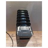 1500-Watt Black Indoor Electric Oil-Filled Radiator Convection Radiant Space Heater with Remote Control for Living Space (See Details) - Retail: $100 1500-Watt Black Indoor Electric Oil-Filled Radiator Convection Radiant Space Heater with Remote Control for Living Space (See Details) - Retail: $100