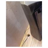 1500-Watt Black Electric Tower Quartz Infrared Space Heater with Thermostat - Retail: $74 1500-Watt Black Electric Tower Quartz Infrared Space Heater with Thermostat - Retail: $74