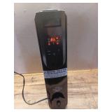 1500-Watt Black Indoor Electric Oil-Filled Radiator Convection Radiant Space Heater with Remote Control for Living Space - Retail: $100 1500-Watt Black Indoor Electric Oil-Filled Radiator Convection Radiant Space Heater with Remote Control for Living Space - Retail: $100
