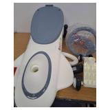 Baotree Kids Electric Ride On Car 12V - Electric Wiggle Car with Rechargeable Battery, LED Lights & Music, Anti-Rollover for Boys Girls Ages 3-8, 150 lbs (Grey) - Retail: $96 Baotree Kids Electric Ride On Car 12V - Electric Wiggle Car with Rechargeable Battery, LED Lights & Music, Anti-Rollover for Boys Girls Ages 3-8, 150 lbs (Grey) - Retail: $96