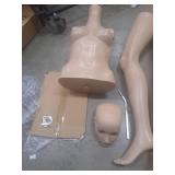 SereneLife Adjustable Female Mannequin Full Body Body-68.9 Detachable Woman Dress Form Whole Figure Poseable Life Size Dummy Torso SereneLife Adjustable Female Mannequin Full Body Body-68.9 Detachable Woman Dress Form Whole Figure Poseable Life Size Dummy Torso