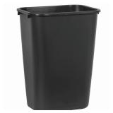 Rubbermaid Commercial Wastebasket Trash Container, 41QT/10.25 GAL, Plastic, Black, Stackable Trash Can for Bedroom/Bathroom/Office, Fits Under Desk/Sink/Cabinet Rubbermaid Commercial Wastebasket Trash Container, 41QT/10.25 GAL, Plastic, Black, Stackable Trash Can for Bedroom/Bathroom/Office, Fits Under Desk/Sink/Cabinet