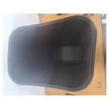 Rubbermaid Commercial Wastebasket Trash Container, 41QT/10.25 GAL, Plastic, Black, Stackable Trash Can for Bedroom/Bathroom/Office, Fits Under Desk/Sink/Cabinet Rubbermaid Commercial Wastebasket Trash Container, 41QT/10.25 GAL, Plastic, Black, Stackable Trash Can for Bedroom/Bathroom/Office, Fits Under Desk/Sink/Cabinet