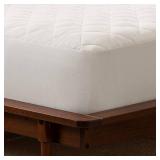 SERTA Power Clean Triple Action Quilted Soft Waterproof Mattress Pad Protector, Moisture Wicking Protection with 15' Deep Pocket, King, White SERTA Power Clean Triple Action Quilted Soft Waterproof Mattress Pad Protector, Moisture Wicking Protection with 15' Deep Pocket, King, White
