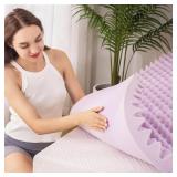 EGOHOME Egg Crate Memory Foam Mattress Topper 3 Inch Twin, Gel Cooling Infused Foam Mattress Topper for Pressure Relief, CertiPUR-US Certified Bed Topper, Purple, 38'75' EGOHOME Egg Crate Memory Foam Mattress Topper 3 Inch Twin, Gel Cooling Infused Foam Mattress Topper for Pressure Relief, CertiPUR-US Certified Bed Topper, Purple, 38'75'