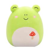 Squishmallows Original 14-Inch Wendy Green Frog with Mushroom Embroidery - Official Jazwares Plush (Large) Squishmallows Original 14-Inch Wendy Green Frog with Mushroom Embroidery - Official Jazwares Plush (Large)