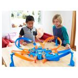 Hot Wheels Track Set with 1:64 Scale Toy Car, 4 Intersections for Crashing, Powered by a Motorized Booster, Criss-Cross Crash Track (Amazon Exclusive) Hot Wheels Track Set with 1:64 Scale Toy Car, 4 Intersections for Crashing, Powered by a Motorized Booster, Criss-Cross Crash Track (Amazon Exclusive)