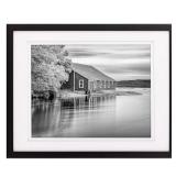 Gallery Solutions - Size 14'x18' Double Airfloat Mat Picture Frame - Sleek Black/White Design for Wall Mounting - Rectangular Wall Mount - Poster Frame - Lightweight Wall Frame Gallery Solutions - Size 14'x18' Double Airfloat Mat Picture Frame - Sleek Black/White Design for Wall Mounting - Rectangular Wall Mount - Poster Frame - Lightweight Wall Frame