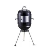 Megamaster Vertical 18 Inch Charcoal BBQ Smoker, 4-in-1 Portable Outdoor Grill with Adjustable Air Vent, 600 SQ. In Cooking Area, Built-in Temperature Gauge, BBQ Grill for Camping, Picnics - 810-36014 Megamaster Vertical 18 Inch Charcoal BBQ Smoker, 4-in-1 Portable Outdoor Grill with Adjustable Air Vent, 600 SQ. In Cooking Area, Built-in Temperature Gauge, BBQ Grill for Camping, Picnics - 810-36014