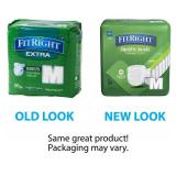 FitRight OptiFit Extra Adult Briefs, Incontinence Diapers with Tabs, Moderate Absorbency, Medium, 32 to 44', 20 Count FitRight OptiFit Extra Adult Briefs, Incontinence Diapers with Tabs, Moderate Absorbency, Medium, 32 to 44', 20 Count