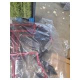 Medline Ultra Lightweight Transport Wheelchair for Adults, Foldable, 19-Inch Seat Width, Red Frame, Black Upholstery Medline Ultra Lightweight Transport Wheelchair for Adults, Foldable, 19-Inch Seat Width, Red Frame, Black Upholstery