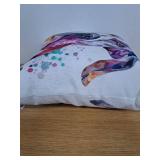 Great Dane Dog Colorful Watercolor Dog Throw Pillow Great Dane Dog Colorful Watercolor Dog Throw Pillow