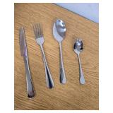 Stainless Steel Flatware Set - 24 Piece Service Stainless Steel Flatware Set - 24 Piece Service