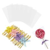 100 Pack 4x6 Inches Clear Rice Krispie Treat Bags with Bow Ties 100 Pack 4x6 Inches Clear Rice Krispie Treat Bags with Bow Ties