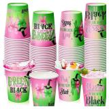 100 Count Witch Paper Cups 9 oz Disposable 100 Count Witch Paper Cups 9 oz Disposable