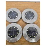 8 Pack Solar Ground LED Disk Lights 8 Pack Solar Ground LED Disk Lights