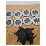 8 Pack Solar Ground LED Disk Lights 8 Pack Solar Ground LED Disk Lights