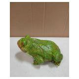 Bits and Pieces - Frog Motion Sensor and Detector Statue - Animal Gardening Gifts - Weather Resistant Garden Decoration Sculpture - 4½" x 8½" - Retail: $30