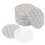 PATIKIL 83mm/3.3" Foam Lid Liner, 200 Pack Adhesive PS Foam Lid Liner Pressure Sensitive Seal Cap Liners Resistant Tamper for Plastic Glass Jar Bottle Cap Seals - Retail: $19